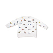 Ragland Henley and Jogger Set - Construction Vehicles