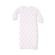 Kimono Gown - Ribbon Bow Trellis