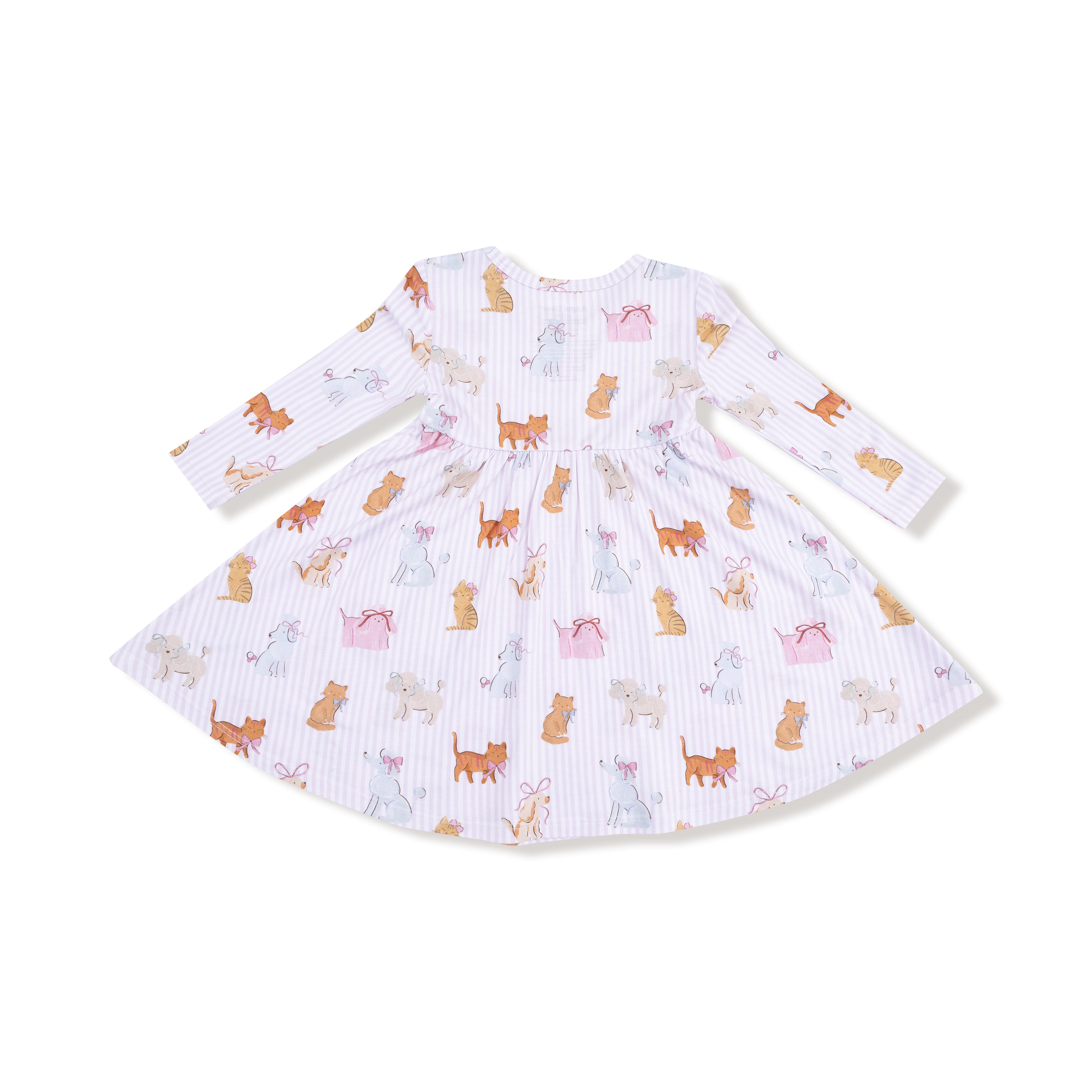 Long Sleeve Twirly Dress - Fancy Pets