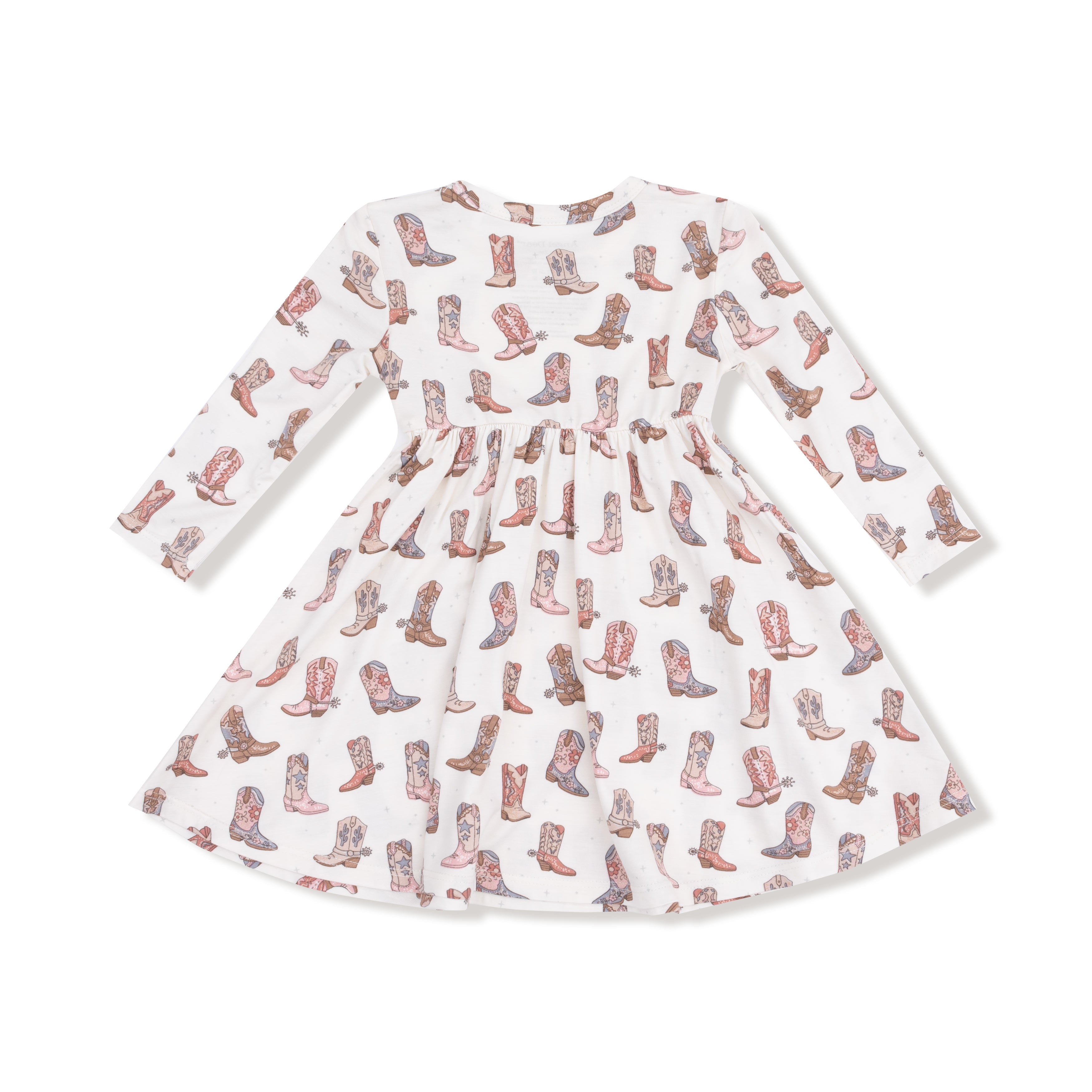 Long Sleeve Twirly Dress - Future Cowgirl