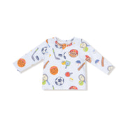 Long Sleeve Henley - Sport Ball Friends