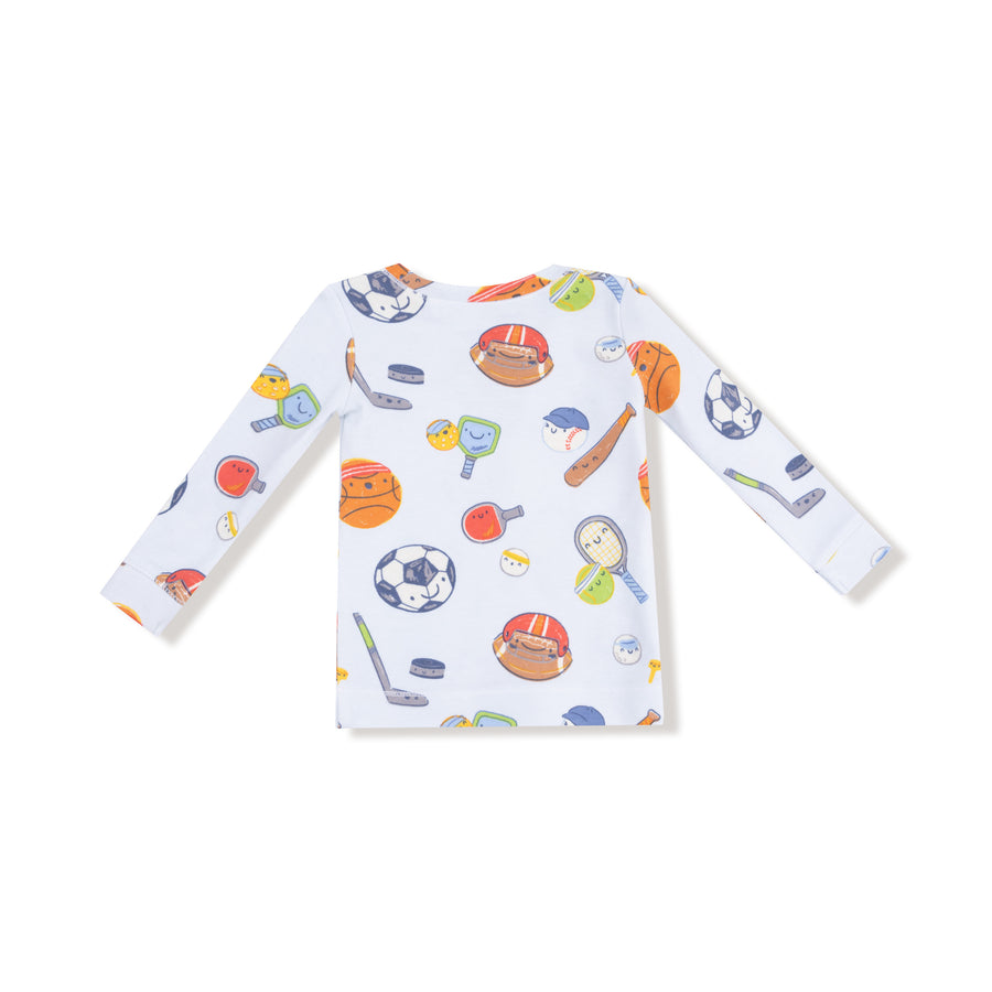 Long Sleeve Henley - Sport Ball Friends