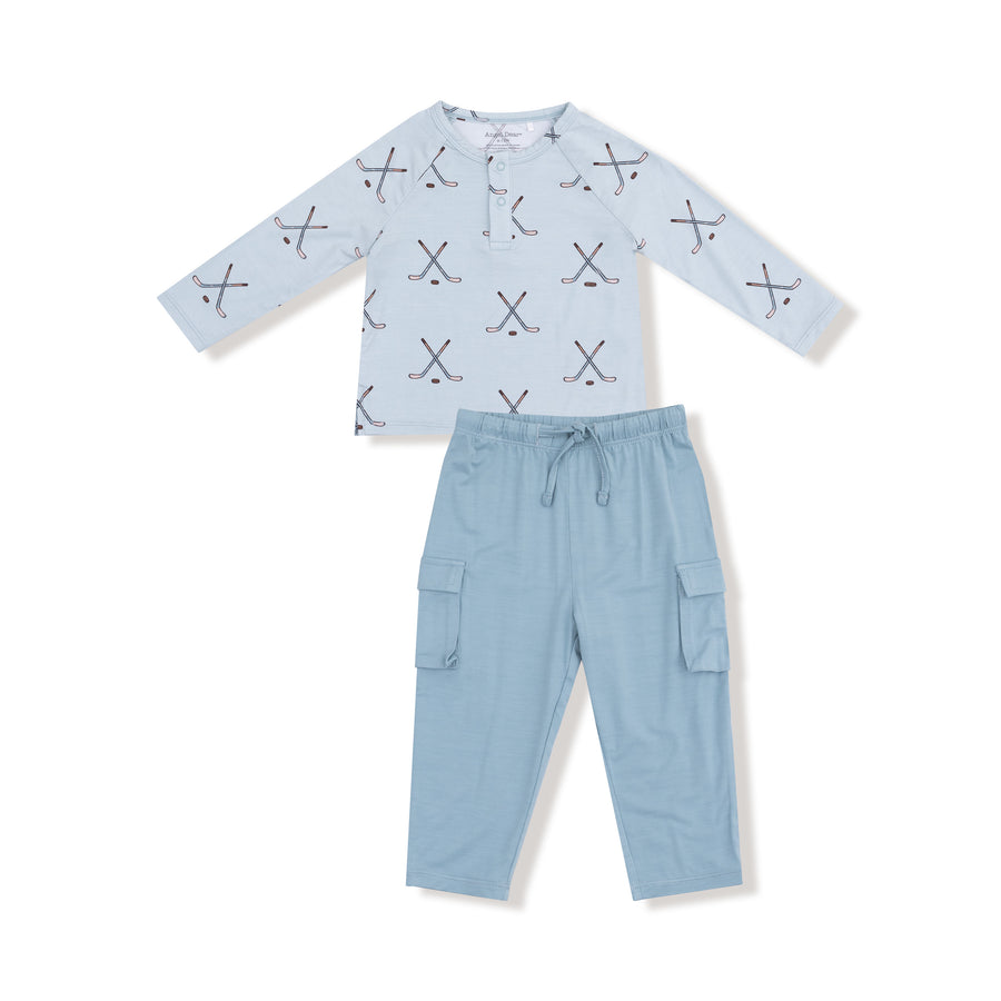 Ragland Shirt with Cargo Pants - Hockey