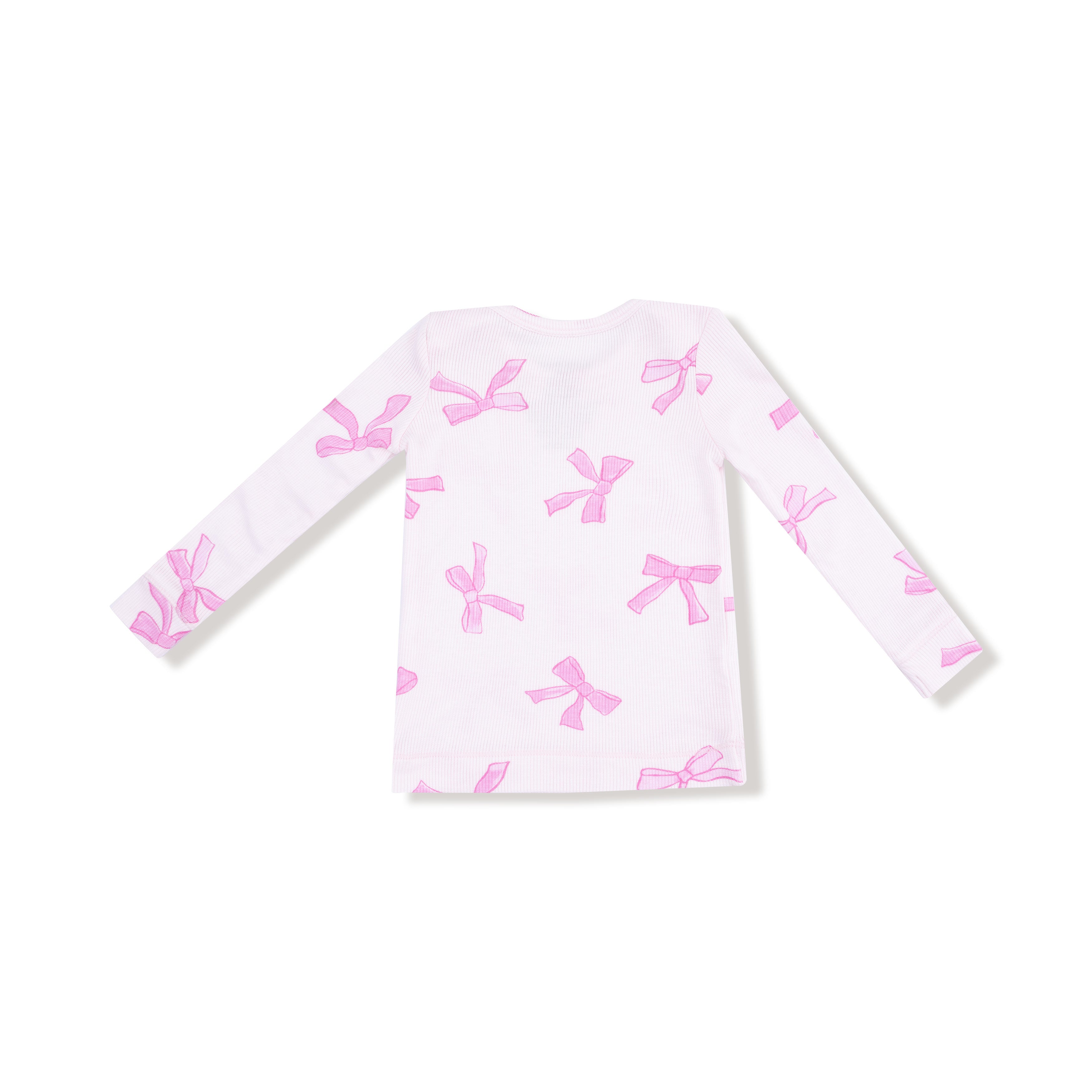 Long Sleeve Bamboo Loungewear Set - Pretty Bows