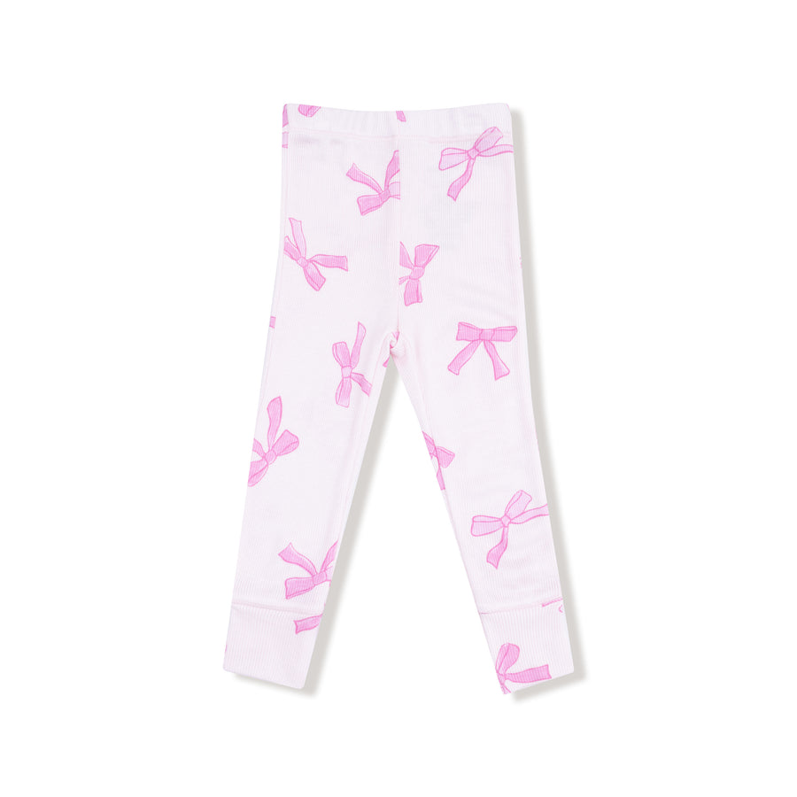 Long Sleeve Bamboo Loungewear Set - Pretty Bows