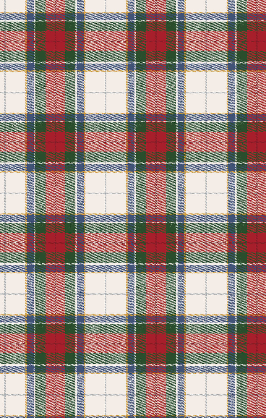 Big Tulle Bow- Holiday Plaid
