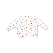 Drop Sleeve Shirt with Pocket and Jogger - Footballs and Stars