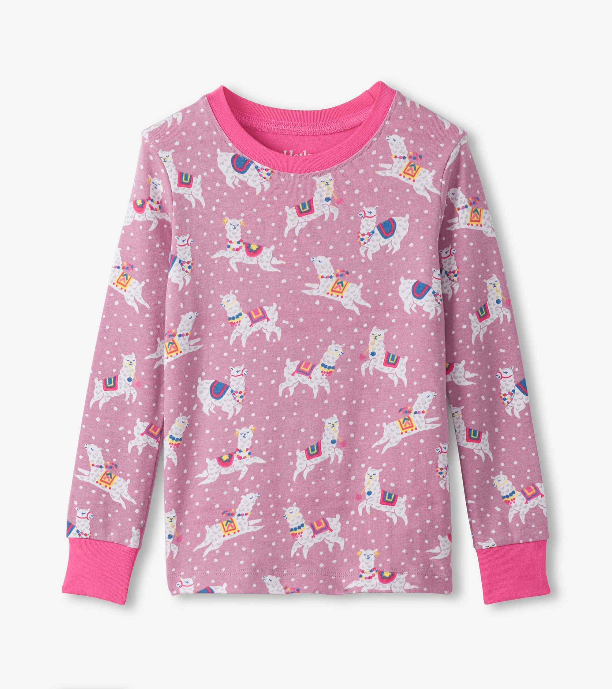 Organic Cotton Pajama Set - Dancing Alpacas