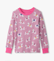 Organic Cotton Pajama Set - Dancing Alpacas