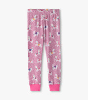 Organic Cotton Pajama Set - Dancing Alpacas