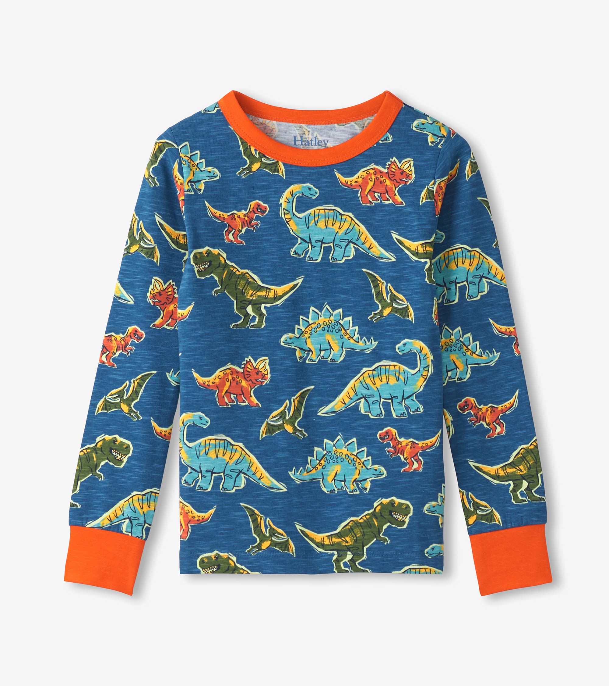 Cotton Stretch Pajama Set - Dino Roar