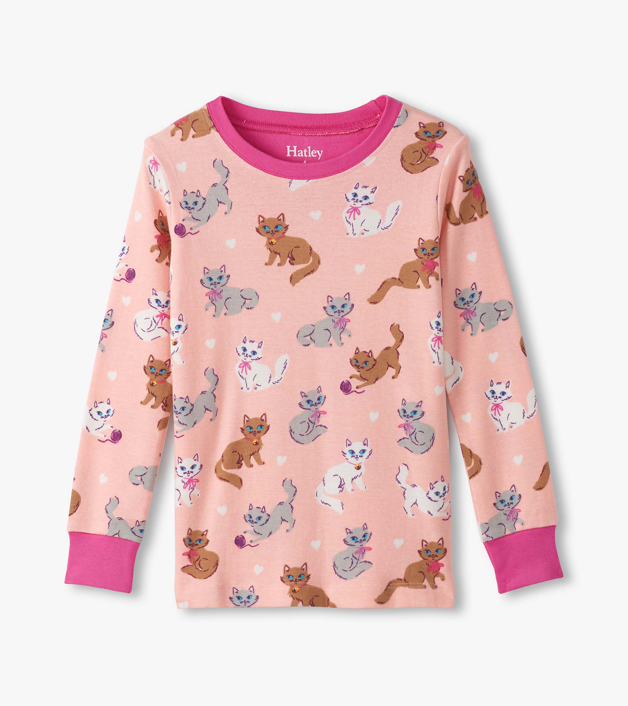Organic Cotton Pajama Set - Little Kitties