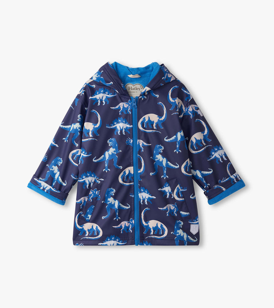 Color Changing Rain Jacket - Painted Dino