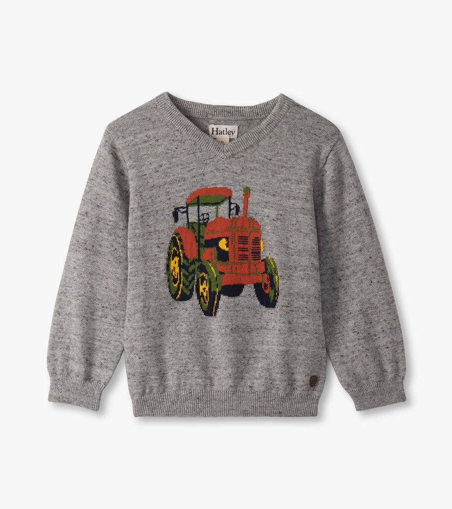 V-Neck Sweater - Tractor