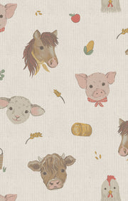 Uni Romper - Vintage Baby Farm Animals