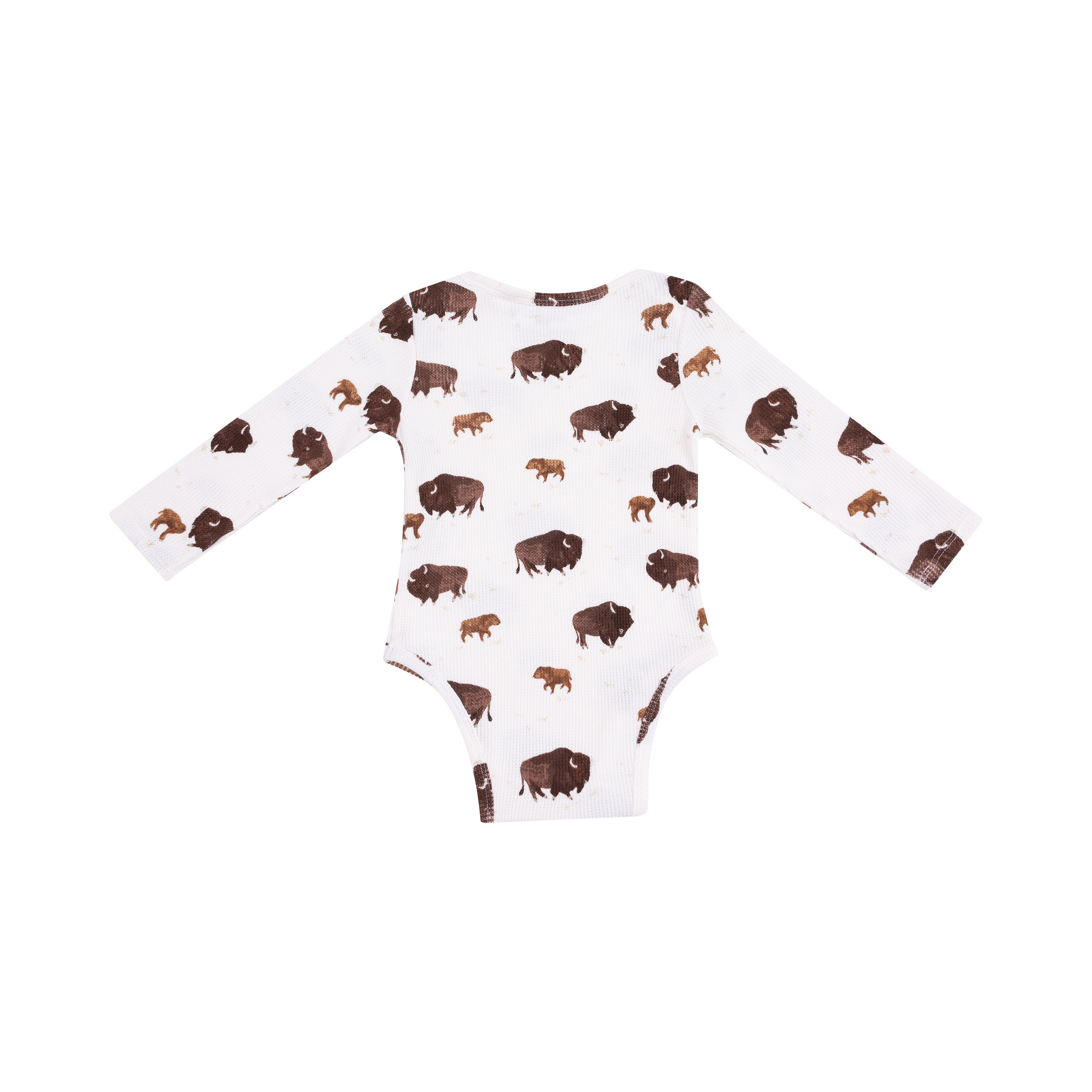 Lap Shoulder Bodysuit - Bison