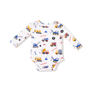 Lap Shoulder Bodysuit - Crayon Construction