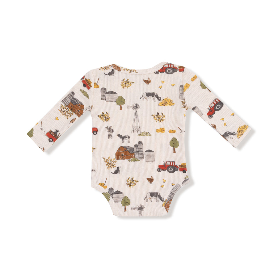 Lap Shoulder Bodysuit - Hay Farmer