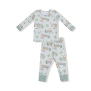 Long Sleeve Bamboo Loungewear Set - Buck Deer