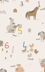 Bamboo Bandana Bib - Farm Sounds