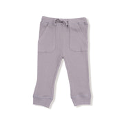 Drop Sleeve Waffle Top with Waffle Jogger - Cozy Pups