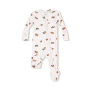 Bamboo Zipper Footie - Tiny Acorns