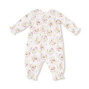 Smocked Romper - Floral Owl Families