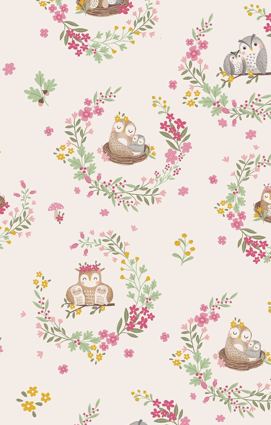 Smocked Romper - Floral Owl Families