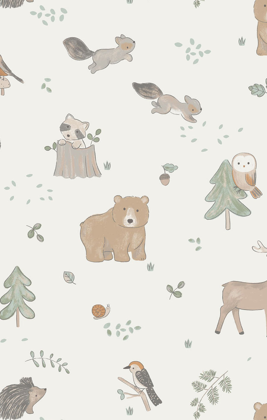 Lap Shoulder Gown - Woodland Babies