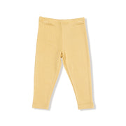 Ladder Trim Dress and Ribbed Legging -Winter Dandelions