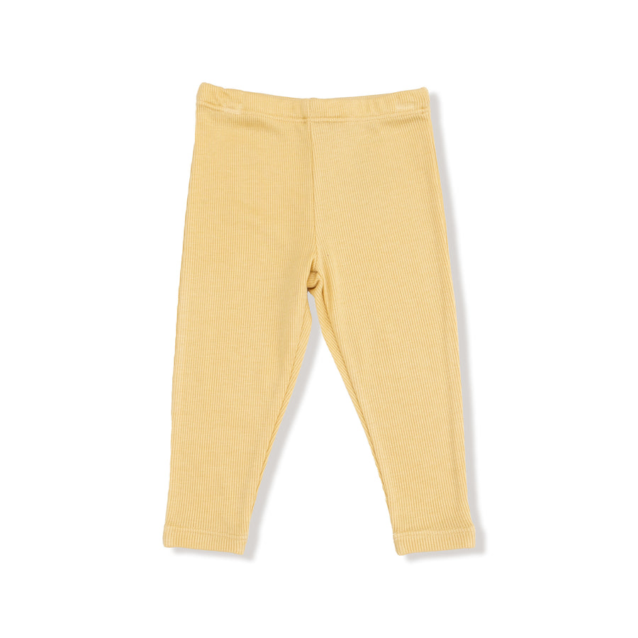 Ladder Trim Dress and Ribbed Legging -Winter Dandelions