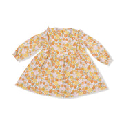 Ruffle Long Sleeve Dress and Ribbed Leggings - Sweet Amber Floral