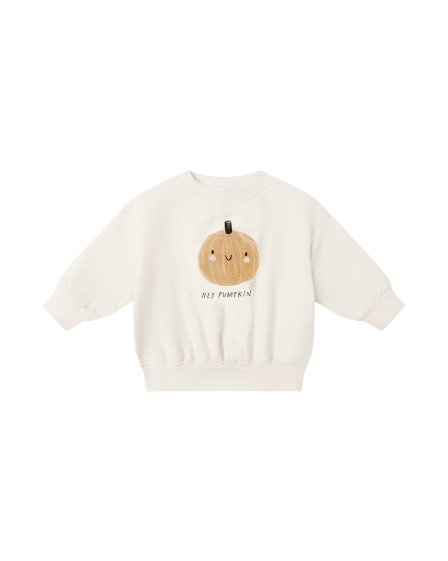 Relaxed Fleece Sweatshirt - Pumpkin