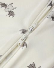 Bamboo Zip Footie - Bats