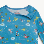 Modal Magnetic Long Sleeve Toddler Pajamas - Good Knight