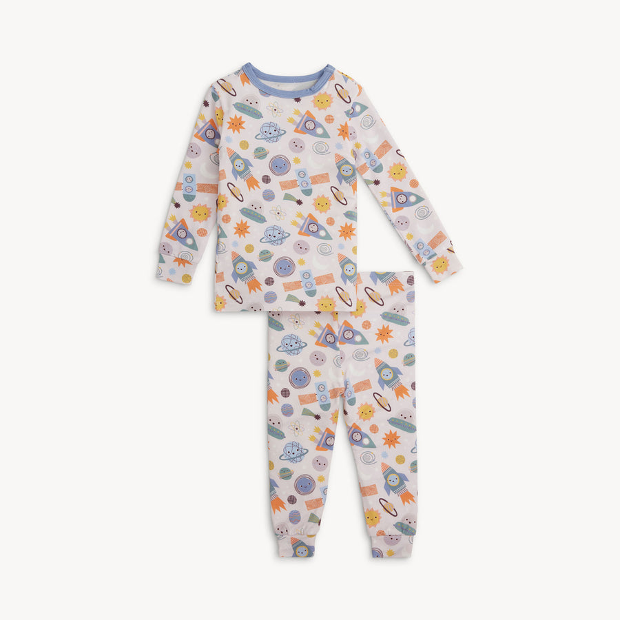 Modal Magnetic Long Sleeve Toddler Pajamas - Lets Rocket