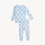 Modal Magnetic Long Sleeve Toddler Pajamas - Spots and Splashes
