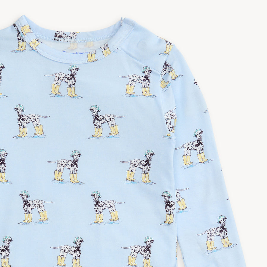 Modal Magnetic Long Sleeve Toddler Pajamas - Spots and Splashes