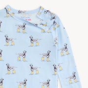 Modal Magnetic Long Sleeve Toddler Pajamas - Spots and Splashes