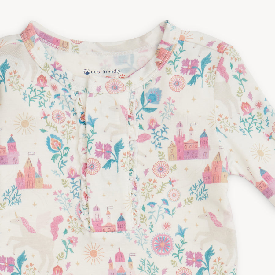 Modal Magnetic Long Sleeve Toddler Pajamas - Tail of Magic