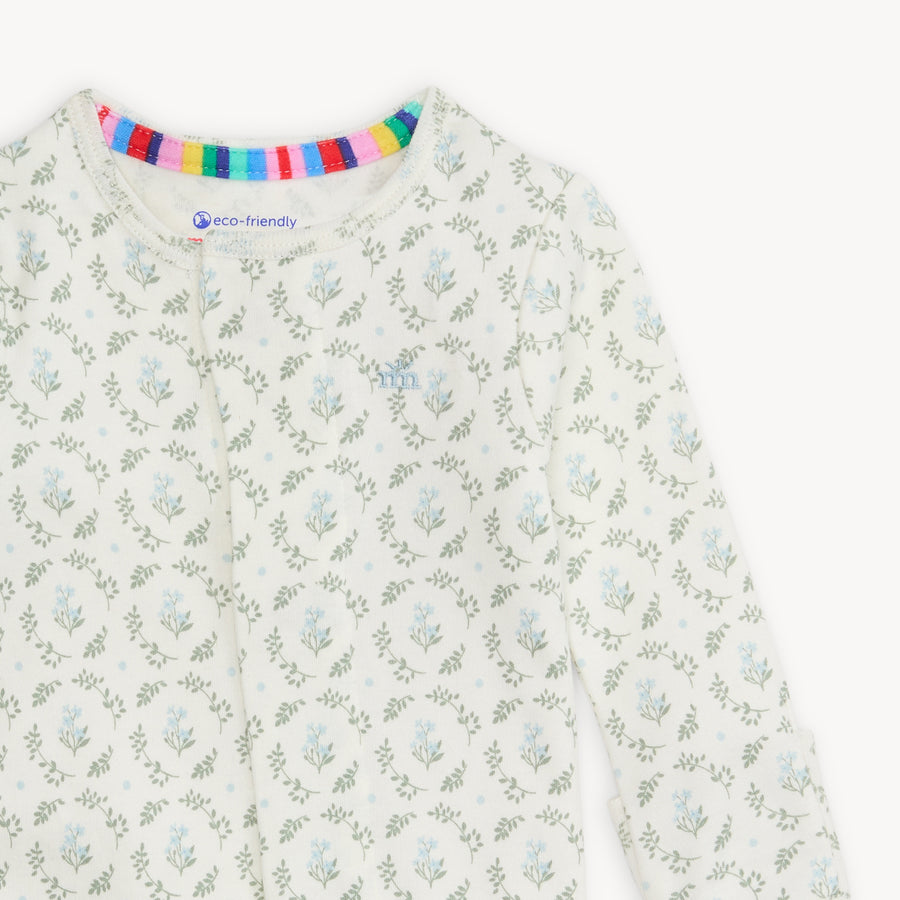 Organic Cotton Magnetic Footie - Eloise