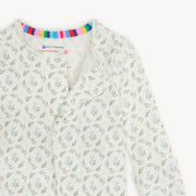 Organic Cotton Magnetic Footie - Eloise