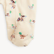 Organic Cotton Magnetic Footie - Quack Me Up