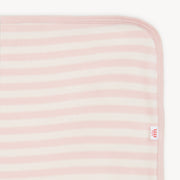 Organic Cotton Baby Blanket - Pink Stripe