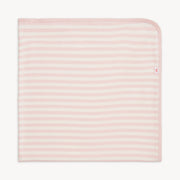 Organic Cotton Baby Blanket - Pink Stripe