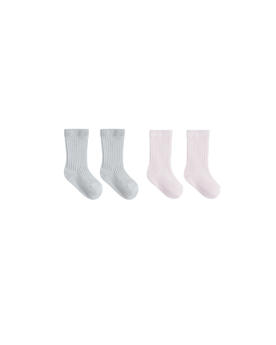 Socks Set - Ice Blue, Lilac