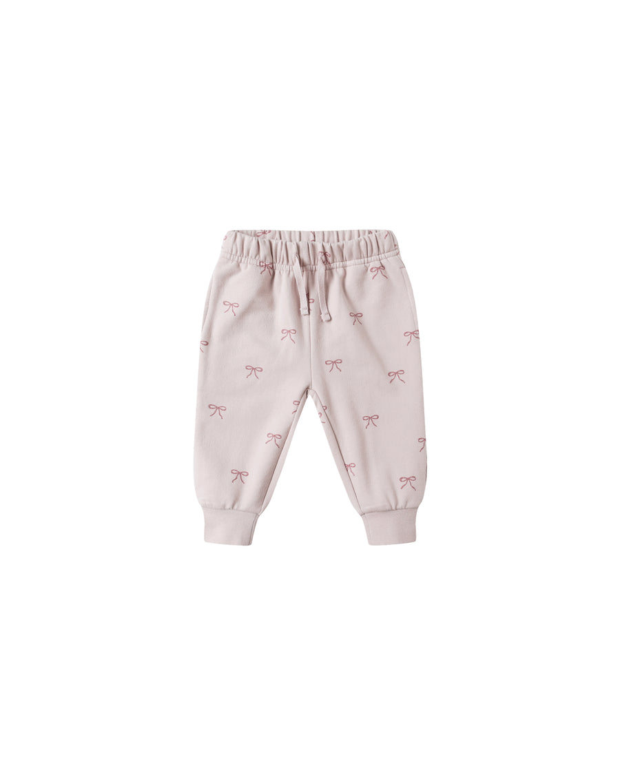 Relaxed Fleece Sweatpants - Bows