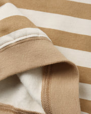 Oversized Crew Sweatshirt - Gold Stripe