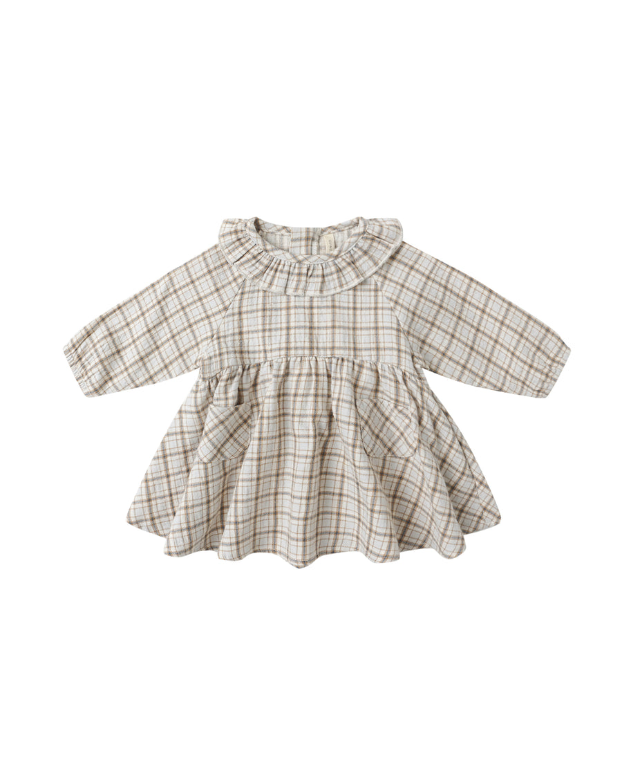 Simone Dress - Blue Plaid
