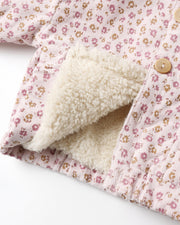 Corduroy Hooded Jacket - Wildflowers